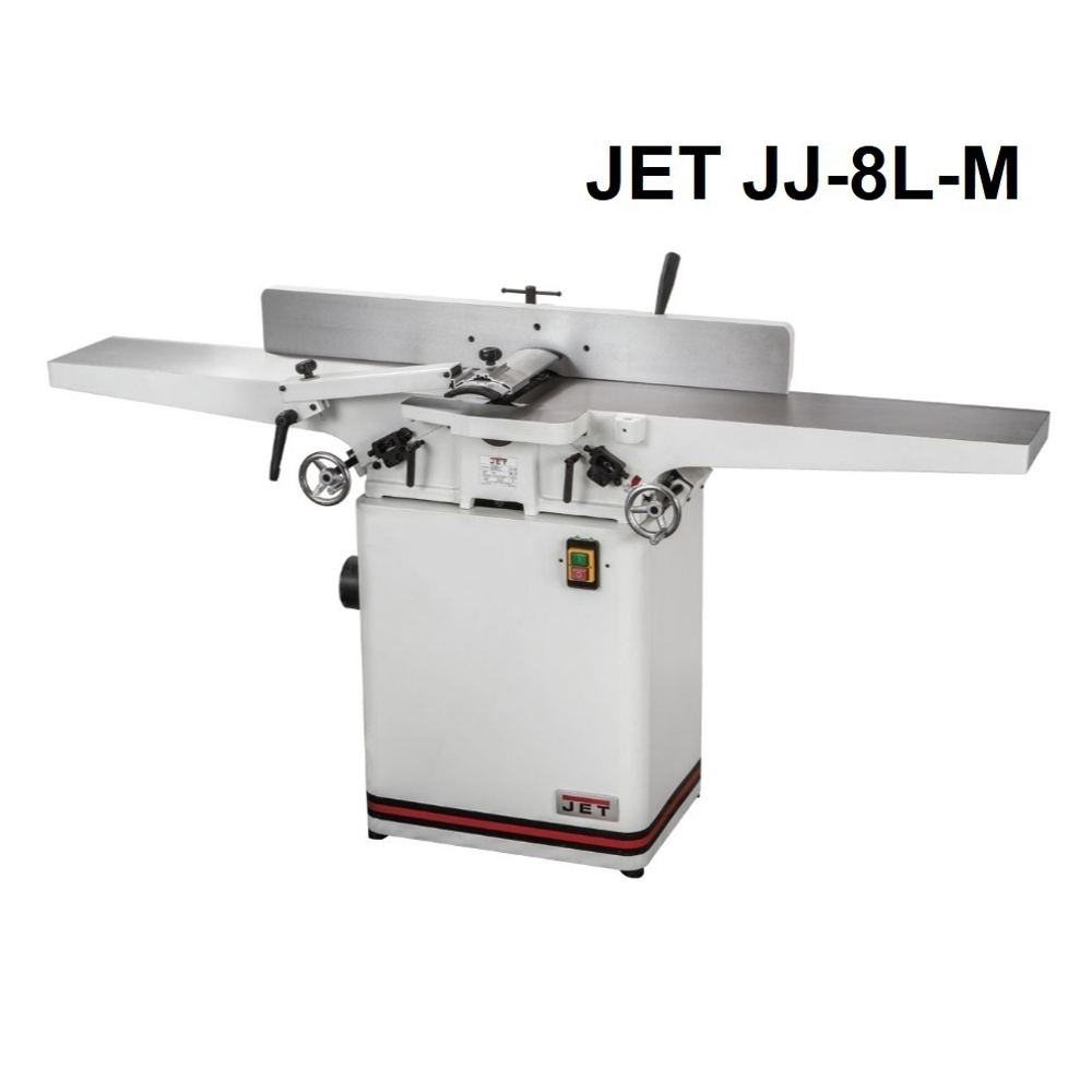 ВЕСНА ЦЕНЫ НИЖЕ! Фуговальный станок профессиональный 1,5 кВт 230 В JET JJ-8L-M 10000267M