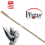 ХИТ! Пилки лобзиковые 12 шт Pegas по дереву N2/0 SPR Modified Geometry 0.20 х 0.70 х 130 мм 15.4 tpi 90.438 М00013409