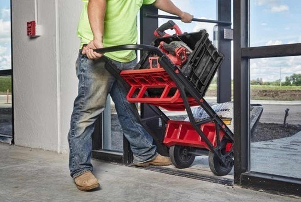 ХИТ! Тележка на двух колесах MILWAUKEE Packout 2 Wheeled Cart  грузоподъемность 180 кг 4932472131