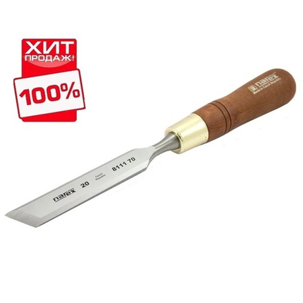 ХИТ! Стамеска косая левая с ручкой 20 мм Wood Line Plus Narex 811170