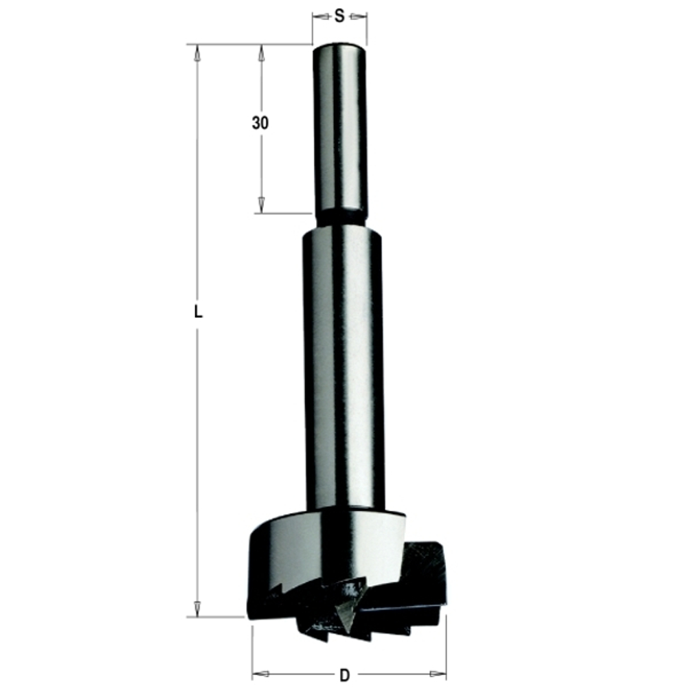 ХИТ! Комплект свёрл Форстнера SP 5 шт. D 15-20-25-30-35,  S8-10 RH CMT 537.000.05