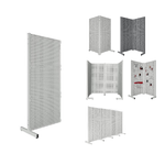 Новинка! Модуль перфорированный с T-стойкой системы МСР Gresson 805 х 30 х 1850 мм МПИ-1850T