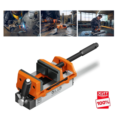 ХИТ! Магнитные тиски FEIN VERSAMAG ширина губок 100 мм, рабочий ход 108 мм, слесарные 90701003020