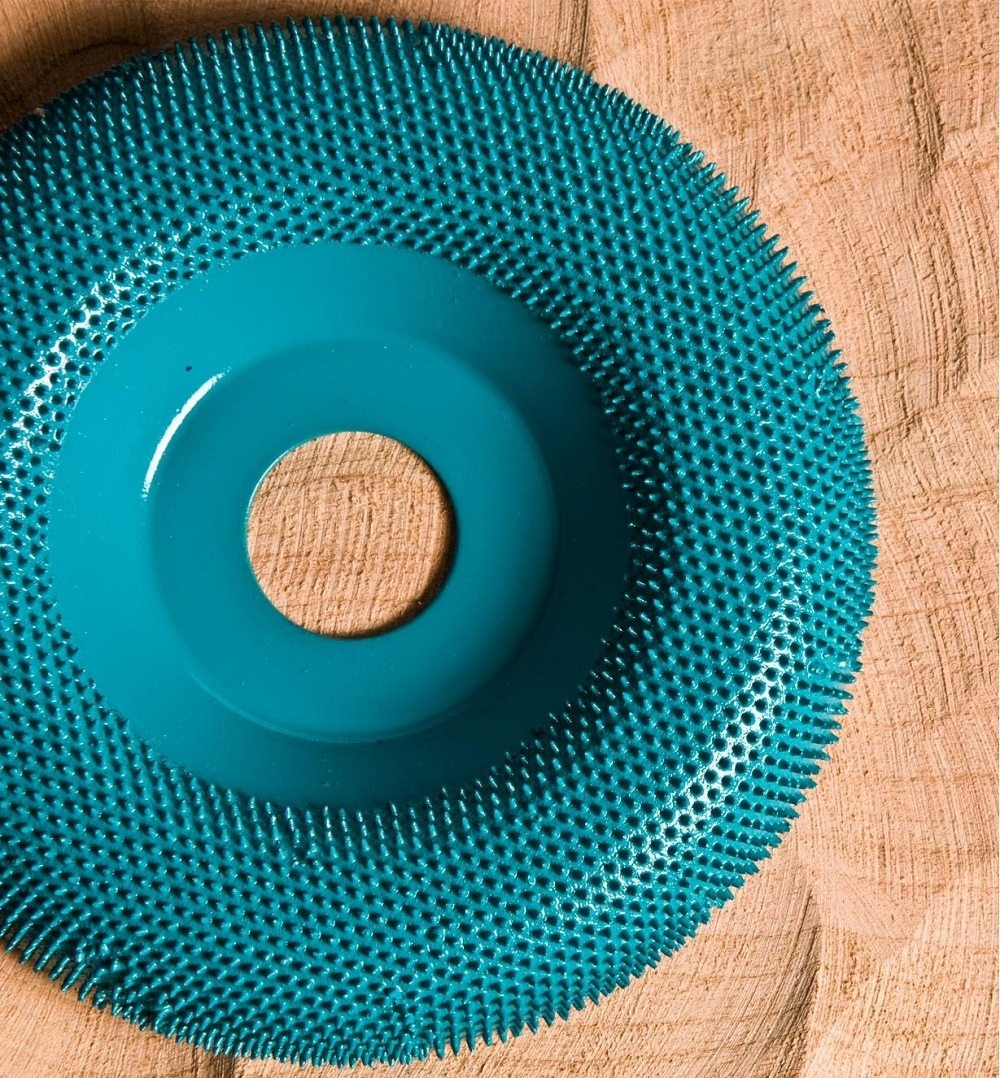 Диск шлифовальный Kutzall Dish Wheel полукруглый голубой medium (extreme) D 115 мм посадка 22 мм М00017574