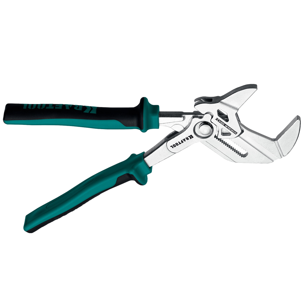 Новинка! Клещи переставные - гаечный ключ KRAFTOOL Vise-wrench 250 мм, 2-х компонентные рукоятки, быстрая настройка нажатием кнопки, принцип трещетки 22067
