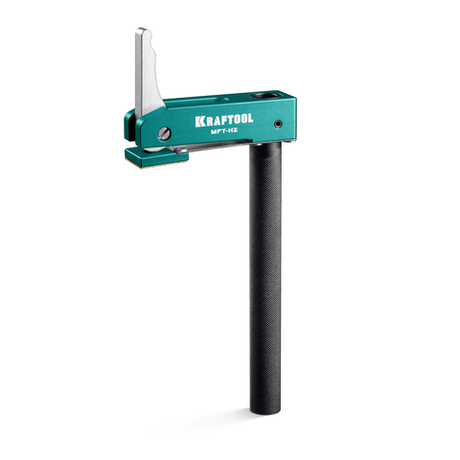 Новинка 2026! Верстачный рычажный прижим KRAFTOOL KRAFTFLEX MFT-HZ с регулировкой усилия зажима для быстрой, надежной фиксации заготовок на монтажном столе MFT 32809