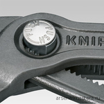 Клещи переставные COBRA 180 мм, зев 42 мм, фосфатированные, 2-комп ручки KNIPEX KN-8702180