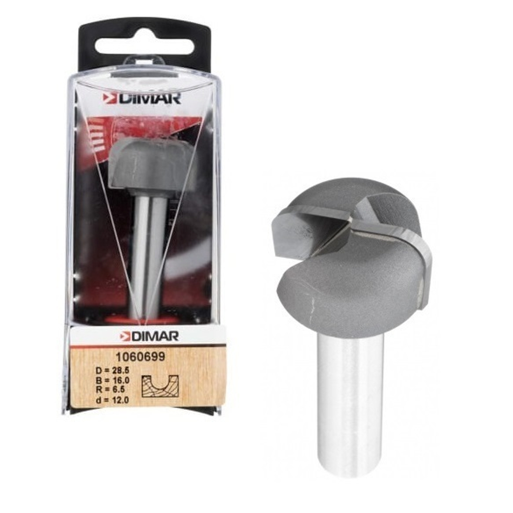 Фреза плоское дно D 28,6 x 16 L 67 хвостовик 12_S,1 060 699 Dimar 1060699