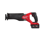 УДОБНЫЙ КОМПЛЕКТ! В кейсе M18 FSZ-502X: Сабельная пила аккумуляторная SAWZALL M18 FUEL FSZ-502X, Два Аккумулятора  M18 B5 5.0 Ач, Быстрое зарядное устройство M12-18 FC MILWAUKEE 4933478291