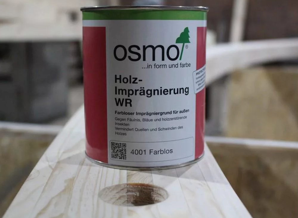 ХИТ! Защитная грунтовка для древесины для наружных работ Osmo 4001 антисептик 2,5 л Holz-Impragnierung WR Osmo-4001-2,5 13800002