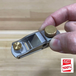 ХИТ! Рубанок оборотный металлический 60 х 22 мм лезвие 16 мм для строгания маленьких деталей, судомоделистов ПЕТРОГРАДЪ М00023172