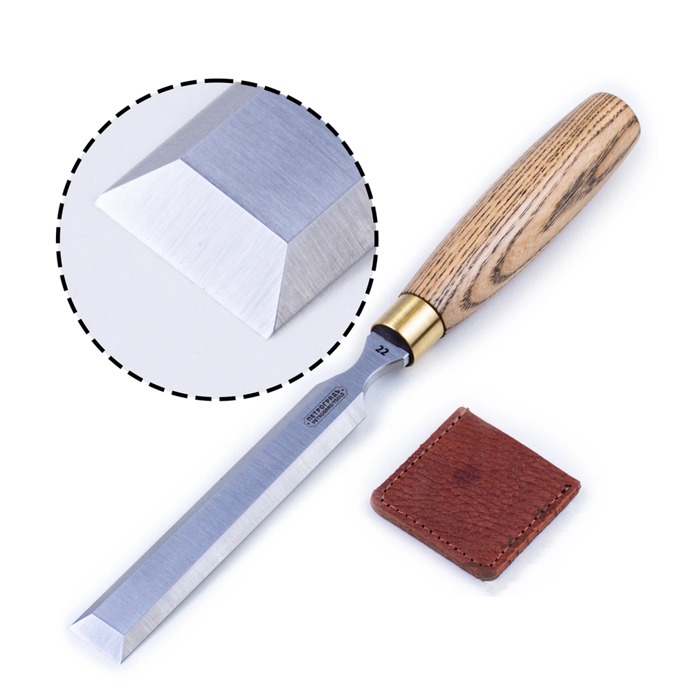 Новинка! Стамеска столярная ПЕТРОГРАДЪ серия Волга 22 мм М00024541