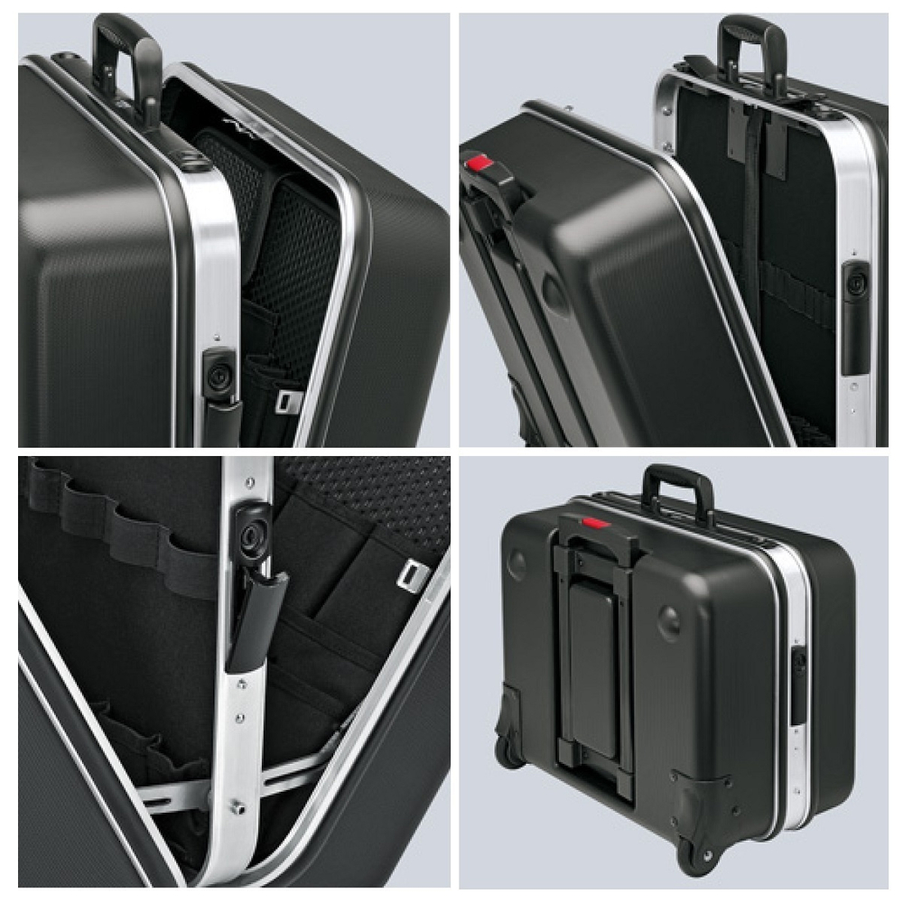 Новинка! Чемодан для инструментов Big Twin Move, материал ABS, черного цвета ПУСТОЙ KNIPEX KN-002141LE