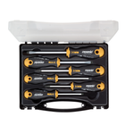 Новинка! Набор отверток 6 шт. Felo Ergonic SL3.0-4.0-5.5-6.5, PH1-2 в кейсе 40020636