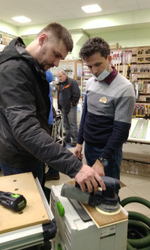 Аккумуляторная эксцентриковая шлифовальная машинка в систейнере FESTOOL ETSC 18 В 125-Basic 576370