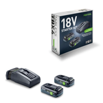 Новинка 2026! Энергокомплект стартовый FESTOOL 18 В 2xTBX4/TCL6, ДВА Аккумулятора BP 18 TBX 4 C-ASI, Быстрозарядное устройство TCL 6 578731