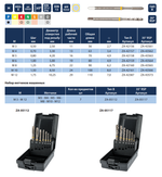 Новинка! Набор из 7 метчиков машинных ZALTAR YELLOW RING HSS-E, DIN 371/376, Тип B, M3 -M12 ZA-05112