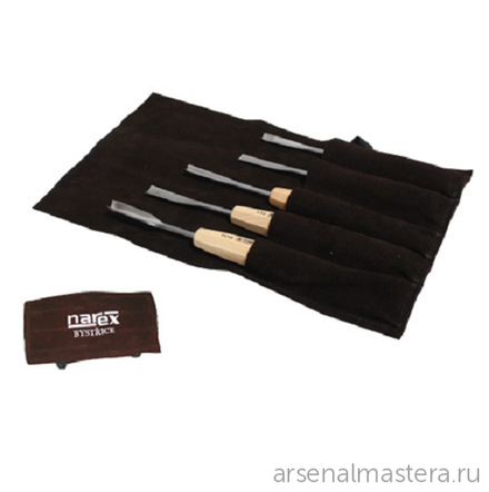 ЛЕТОМ НИЖЕ! Набор из 5 резцов Narex Standart в сумке 894510
