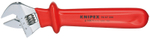 Ключ разводной VDE 260 мм, зев 30 мм, диэлектрический 98 07 250 KNIPEX KN-9807250