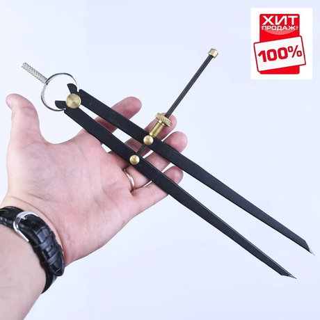 ХИТ! Кронциркуль GOLDRATIO Premium пружинный прямой для наружных измерений 250мм М00023639