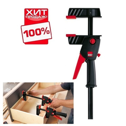 ХИТ! Струбцина для работы одной рукой DuoKlamp DUO BESSEY BE-DUO30-8