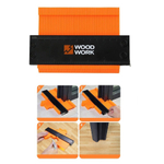 ХИТ! Шаблон для копирования контура многофункциональный 125 х 100 мм WOODWORK GRT-125