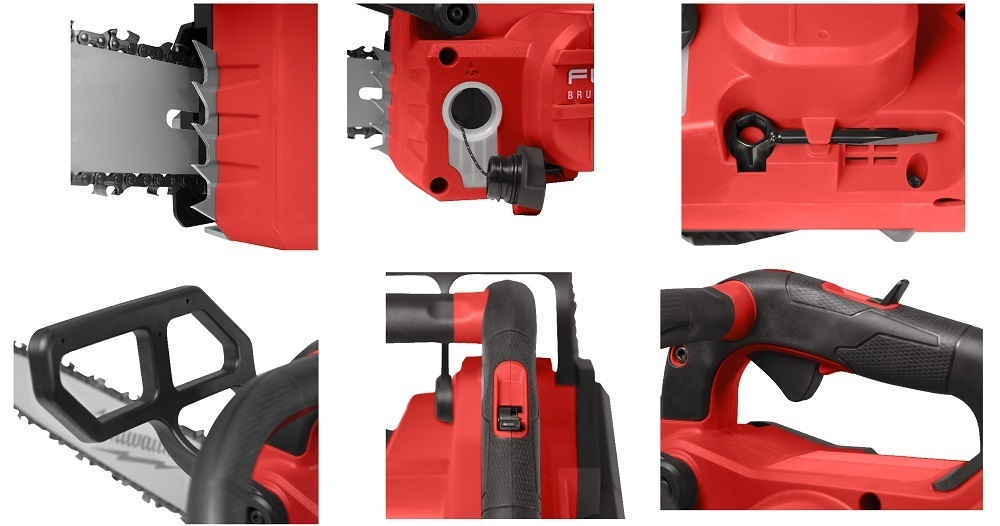 УДОБНЫЙ КОМПЛЕКТ! В кейсе M18 FUEL FTHCHS35-802: Аккумуляторная Цепная пила с верхней рукояткой 35 см FTHCHS35-0 с двумя Аккумуляторами HB8 8.0 Ач, Быстрозарядным устройством M12-18 FC Milwaukee 4933479589