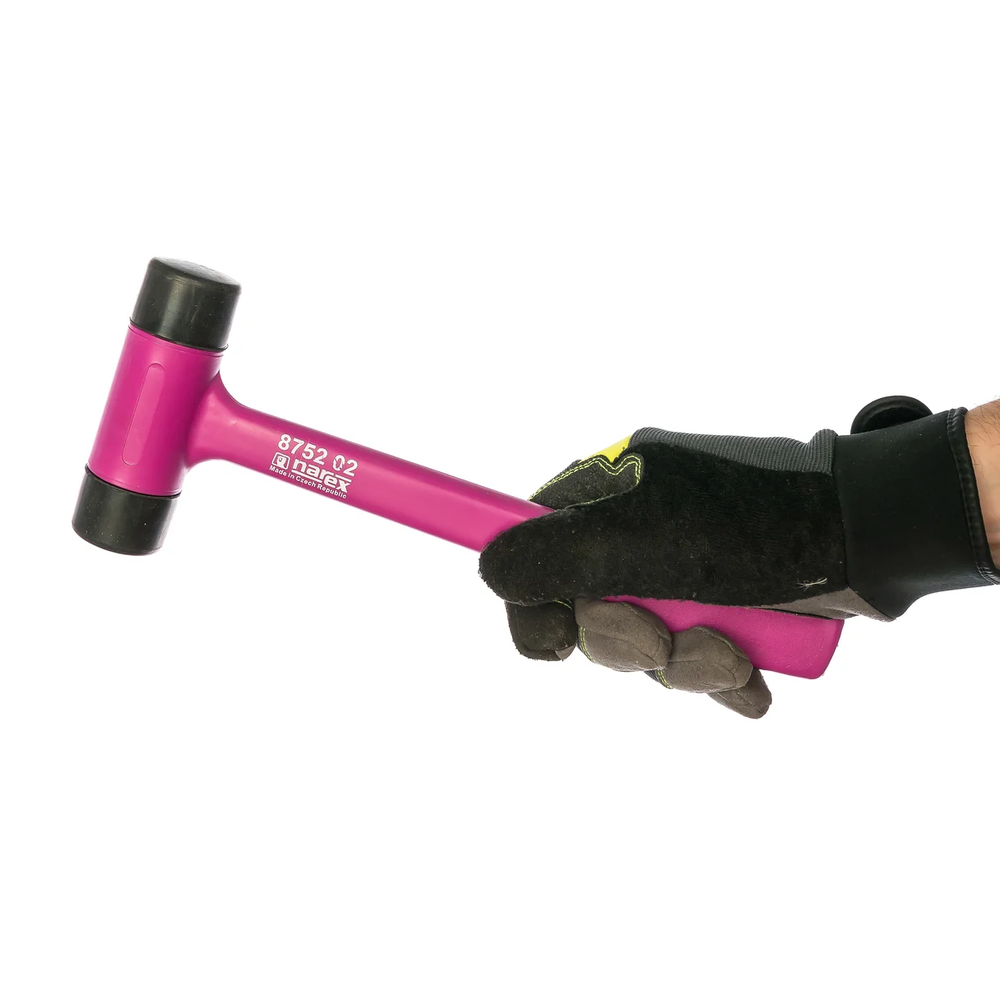 Новинка! Молоток с пластиковой ручкой, полипропиленовым наконечником NAREX L 290 мм, 468 гр. 875202