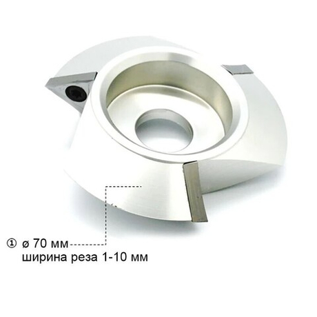 Диск треугольный фрезерный шлифовальный / дисковая фреза Manpa Triangle Cutter 3 дюйм MP21-6 М00016530