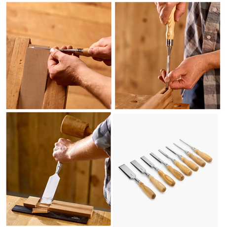 Новинка! Стамеска столярная RICHTER Narex прямая РК, 6 мм М00023159