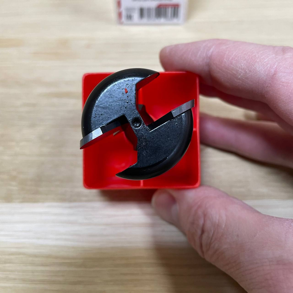 Фреза профильная для скрытых ручек D 38,1 I 22 L 60 S 12 мм Woodwork 970.5938.12