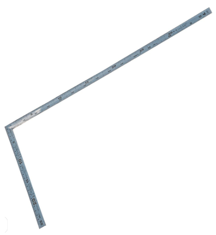 Угольник плоский фигурный профиль 500 х 250 мм Shinwa 10014 М00015759