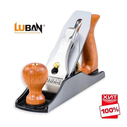 ЛУЧШАЯ ЦЕНА СУПЕР ХИТ! Рубанок Luban N 4 прижим - нержавеющая сталь 250 мм / 50 мм / T10 М00021712
