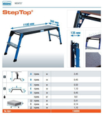Новинка! Рабочая платформа Подставка MONTO StepTop 2 х 2, водостойкое покрытие, нескользящая KRAUSE 130099