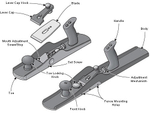 Рубанок Veritas Low-Angle Jack Plane А2 381 мм / 57 мм / 12 град 05P34.01 М00003023