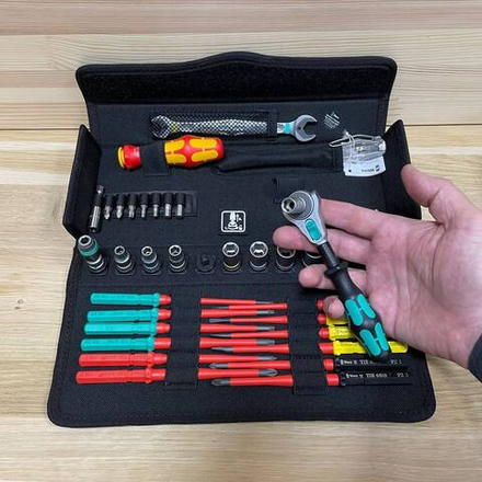 АКЦИЯ 2026 ХИТ! Набор сервисный 35 предметов Инструменты для электриков Kraftform Kompakt W 1 VDE WERA WE-135926