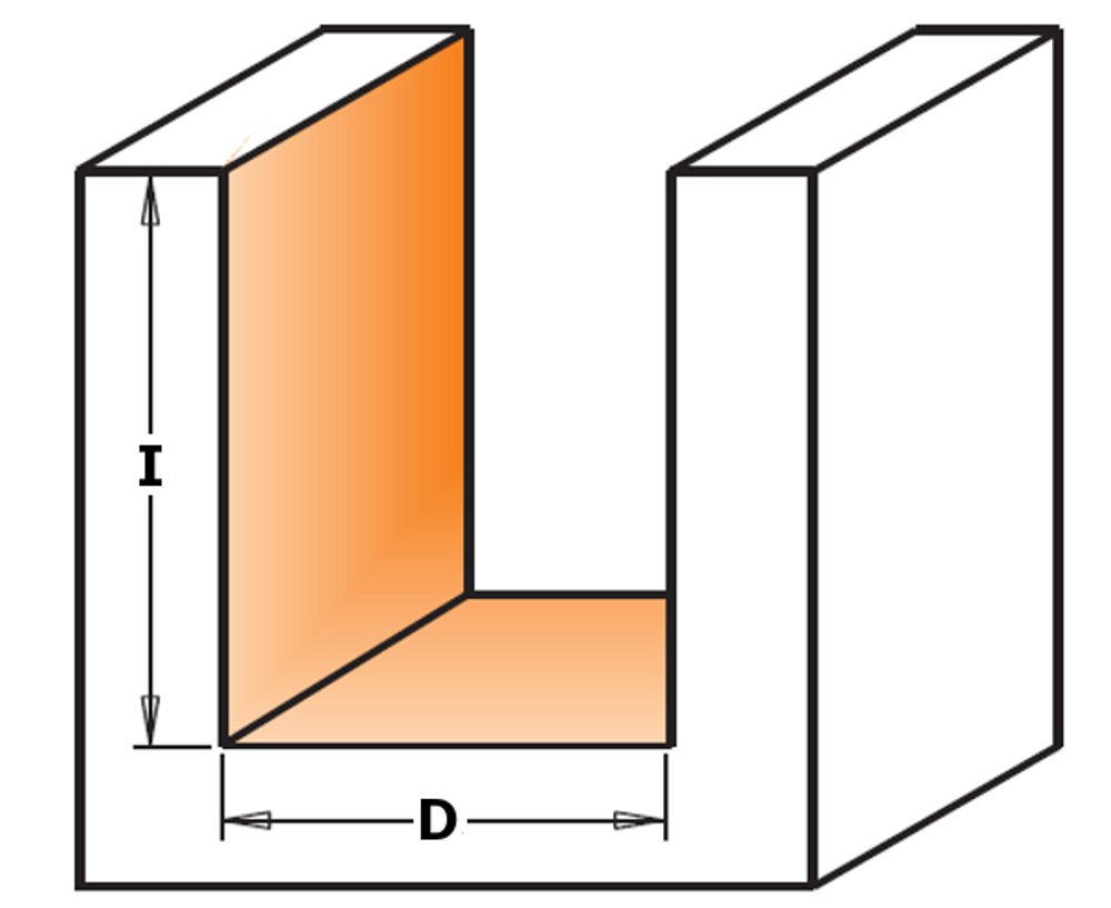 ХИТ! Фреза спиральная монолитная 8 x 32 x 80 Z2/2 S8 RH дерево. ДСП, МДФ, OSB, пластик, ламинат CMT 190.080.11