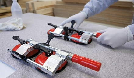 Зажим для пластин ширина зажима 10 - 55 мм  ширина 147 мм  длина 361 мм BESSEY BE-PS55