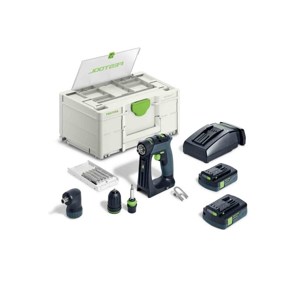 Новинка 2024! Аккумуляторная дрель - шуруповерт CXS 18 C 3,0-Set в систейнере FESTOOL 576884