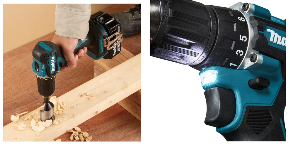Новинка! Аккумуляторная дрель - шуруповерт Makita XPT 18 В, Max D сверления металл 13 мм, дерево 36 мм DDF487Z