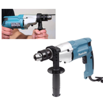 ЛЕТО ВЫГОДНЕЕ! Дрель сетевая Makita DP 4010 0,72 кВт 220 В, Двухрежимная, D сверления дерево 40 мм, металл 13 мм DP4010