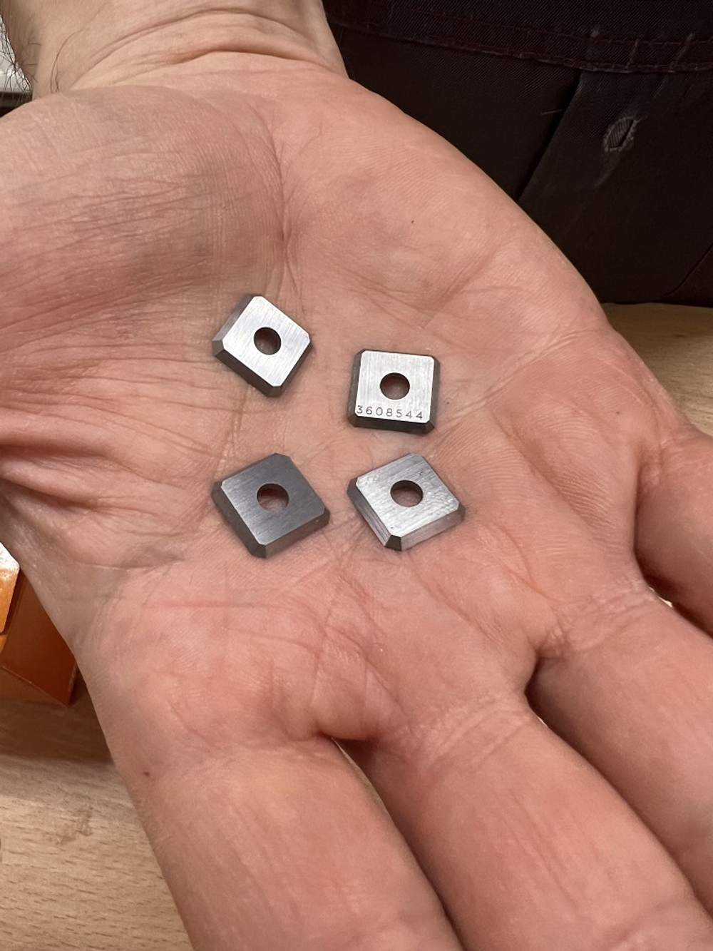 ХИТ! Нож сменный 4-х сторонний 1 штука HW 12 x 12 x 1,5 Dimar 3608544