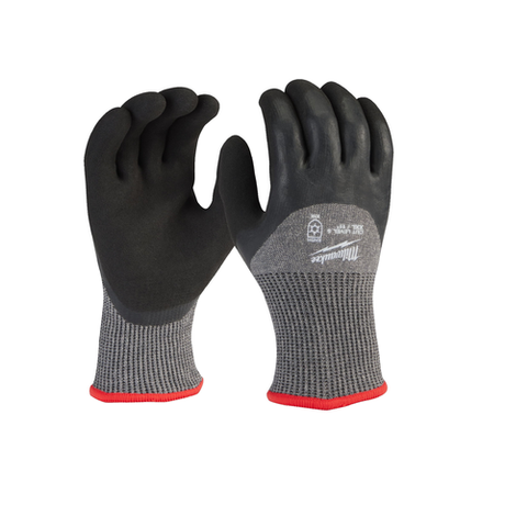 Новинка! Перчатки зимние с защитой от порезов 1 пара MILWAUKEE Winter Cut level (Винтер Кат Левел) уровень 5/E, размер 11 / XXL 4932479561