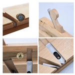 Рубанок фигарейный ПЕТРОГРАДЪ 250 мм лезвие 25 мм для изготовления филёнок М00016335