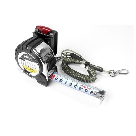 Рулетка измерительная длина 7,5 м ширина 25 мм со спиральным шнурком и подвесом Shinwa Tough Gear SD М00007796