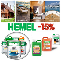 Краски и Масла для деревянных поверхностей HEMEL