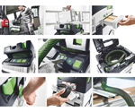 СКИДКИ ХИТ! Пылеудаляющий аппарат FESTOOL CTL MIDI I CLEANTEC (гладкий антист. шланг CT 27/32 x 3,5 м Bluetooth) 574832
