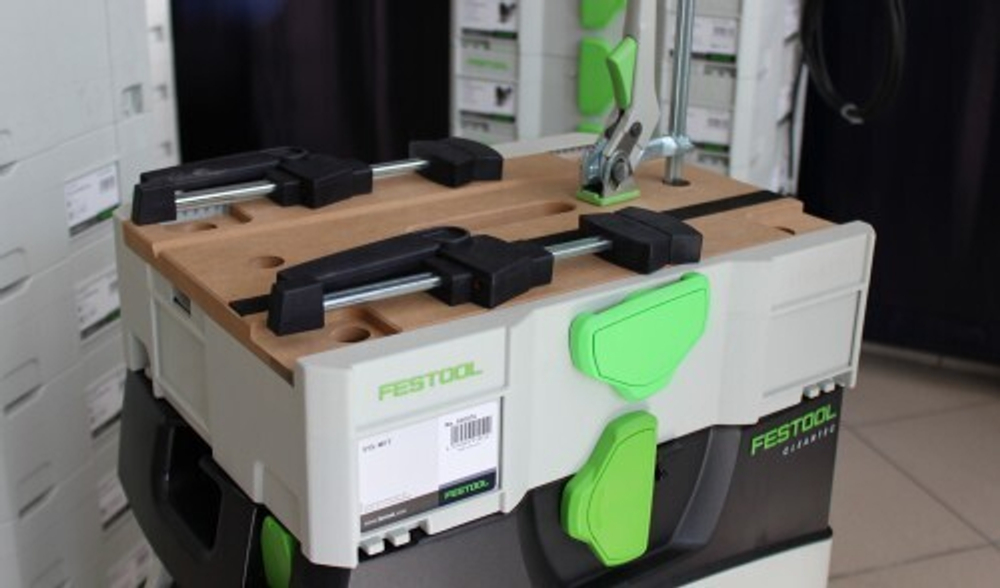 Контейнер с многофункциональной крышкой (мобильный верстак) FESTOOL Систейнер SYS-MFT 500076