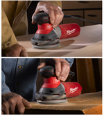 Новинка! Электрическая эксцентриковая шлифовальная машина ручная Milwaukee ROS 125 E 300 Вт эксцентриковая 125 мм 5", шлифовка дерева, металла, пластика, в сумке 4933433180