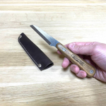 Новинка! Нож ремесленный ПЕТРОГРАДЪ богородский тип, двусторонняя заточка, клинок 70 мм М00017622